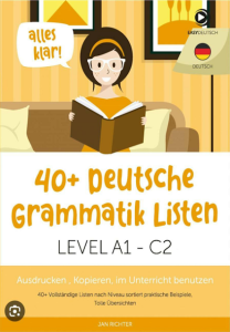 Rich Results on Google's SERP when searching for '40+ Deutsche Grammatik Listen A1 – C2'