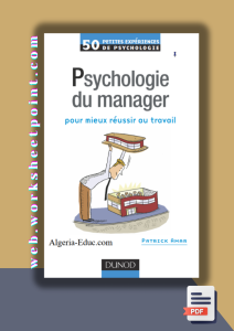 Rich Results on Google's SERP when searching for '50 petites expériences de psychologie du manager pour mieux réussir au travail.'