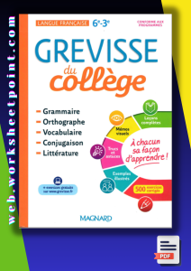 Rich Results on Google's SERP when searching for 'Grevisse Du Collège - Langue Française 6e-3e.'