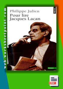 Rich Results on Google's SERP when searching for 'Pour lire Jacques Lacan.'